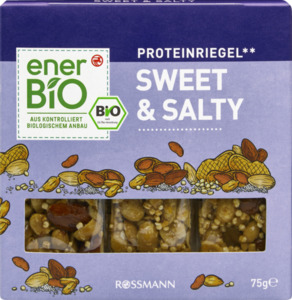 enerBiO Proteinriegelmix Sweet & Salty