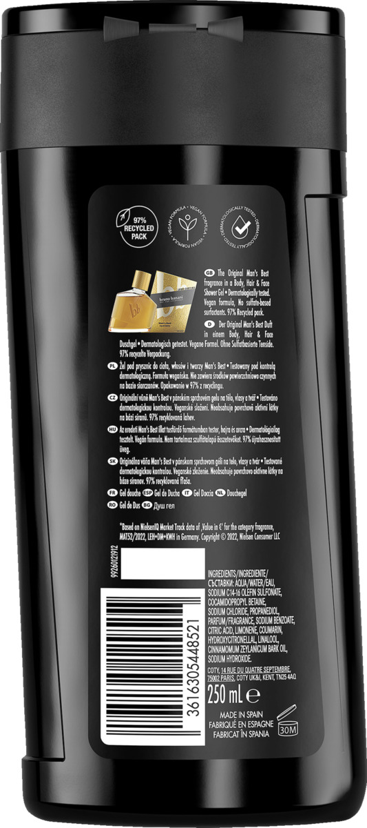 Bild 2 von bruno banani Man's Best 3in1 Shower Gel
