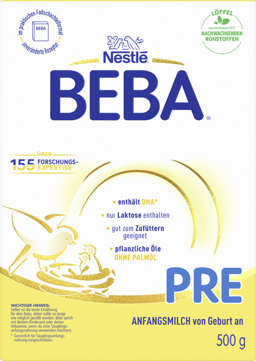 Bild 1 von BEBA PRE Anfangsmilch von Geburt an