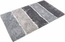 Bild 1 von Badematte Rio Marina Homie Living, Höhe 30 mm, rutschhemmend beschichtet, fußbodenheizungsgeeignet, schnell trocknend, Polyester, rechteckig, flauschiger Badteppich, modern gestreift, waschbar, Bad