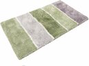 Bild 1 von Badematte Rio Marina Homie Living, Höhe 30 mm, rutschhemmend beschichtet, fußbodenheizungsgeeignet, schnell trocknend, Polyester, rechteckig, flauschiger Badteppich, modern gestreift, waschbar, Bad