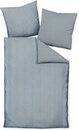 Bild 1 von Wendebettwäsche modernclassic 3912, 100% Baumwolle, Janine, Mako-Satin, 2 teilig, mit Reißverschluss, Streifen Design, Blau