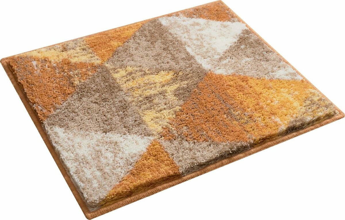 Bild 1 von Badematte Curati Grund, Höhe 20 mm, rutschhemmend beschichtet, strapazierfähig, Polyacryl, rechteckig, weiche Haptik, Beige