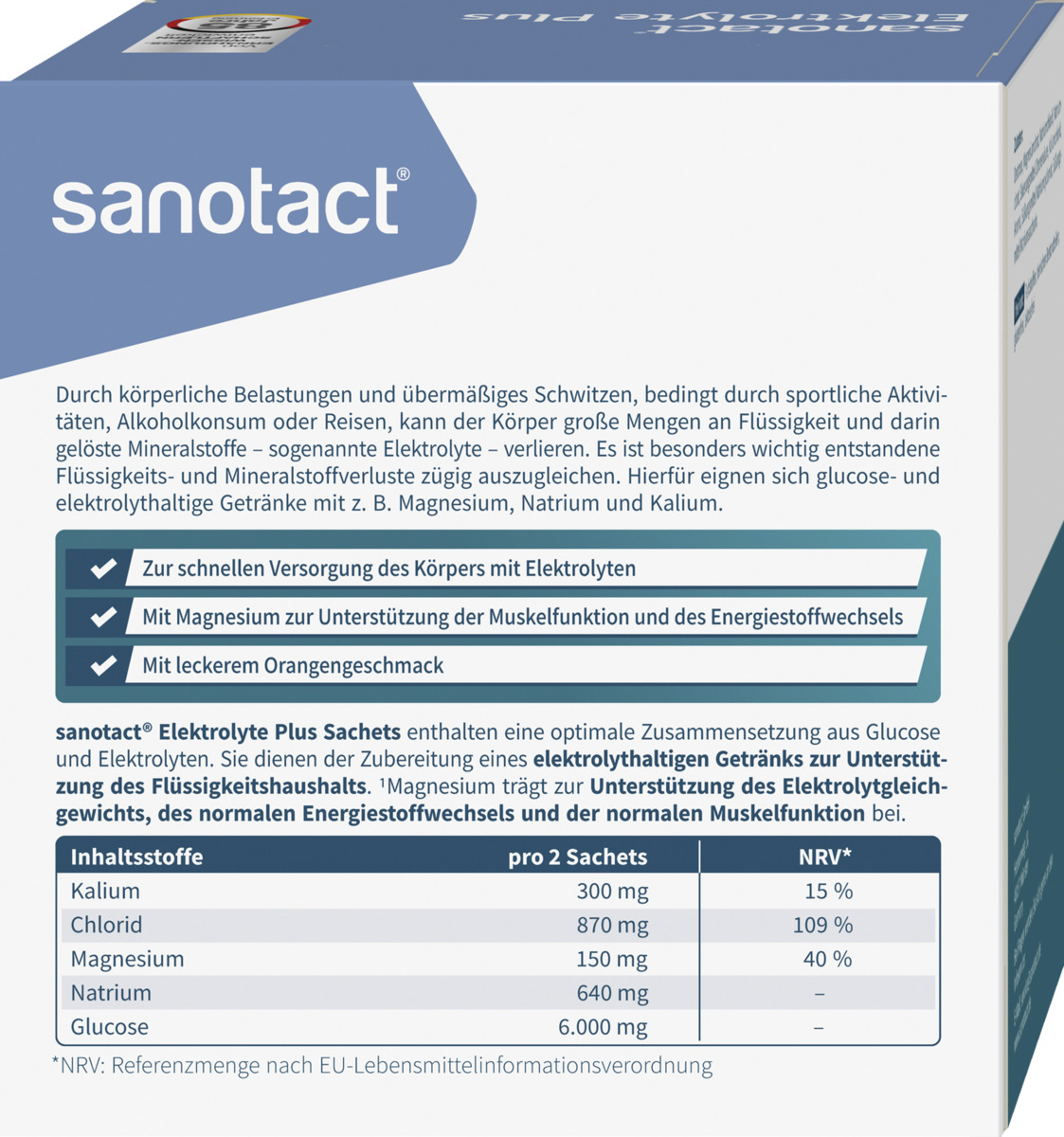 Bild 4 von sanotact® Elektrolyte Plus