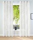 Bild 1 von Gardine Dimona, my home, Ösen (2 St), transparent, Voile, 2-er Set, transparent, Voile, Polyester, Wellen, Beige|grün