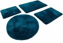 Bild 1 von Badematte Porto Azzurro Homie Living, Höhe 30 mm, rutschhemmend beschichtet, fußbodenheizungsgeeignet, schnell trocknend, Polyester, rechteckig, Badteppich, uni, rechteckig & rund, waschbar, Badezi
