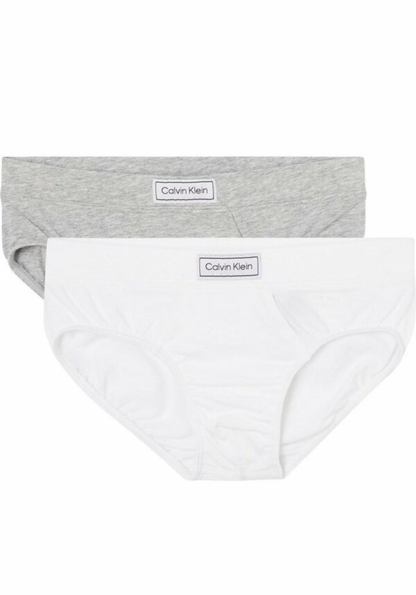 Bild 1 von Calvin Klein Underwear Slip (Packung, 2-St., 2er-Pack) mit Eingriff, Grau|weiß