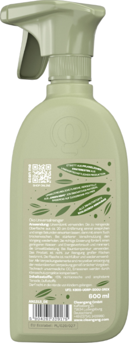 Bild 2 von cleangang Öko Universalreiniger