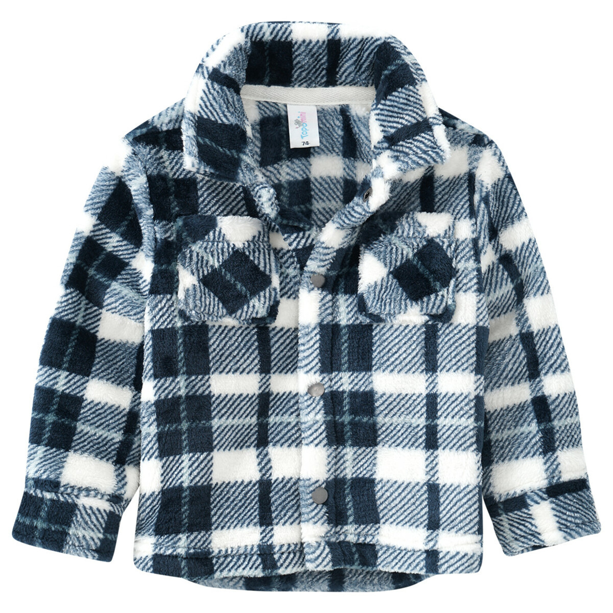 Bild 1 von Jungen Hemdjacke im karierten Dessin DUNKELBLAU / WEISS
