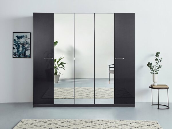 Bild 1 von Rauch Drehtürenschrank Oteli inkl. Einteilung mit 3 Schubladen, zusätzl. Böden, auch mit Spiegel, Grau