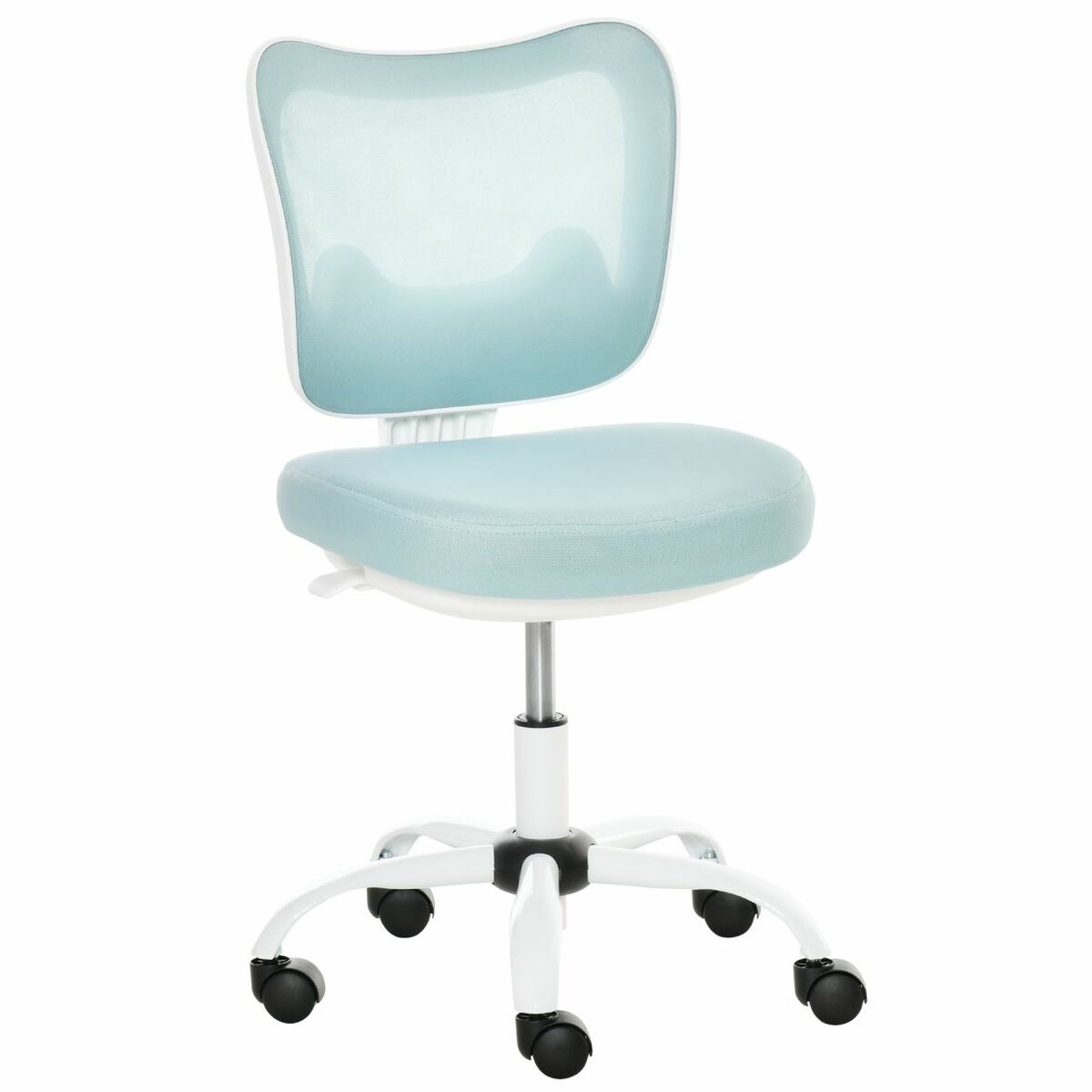 Bild 1 von Vinsetto Bürostuhl Drehstuhl Liegefunktion Bürosessel ohne Armlehnen Höhenverstellbar Schaumstoff AB