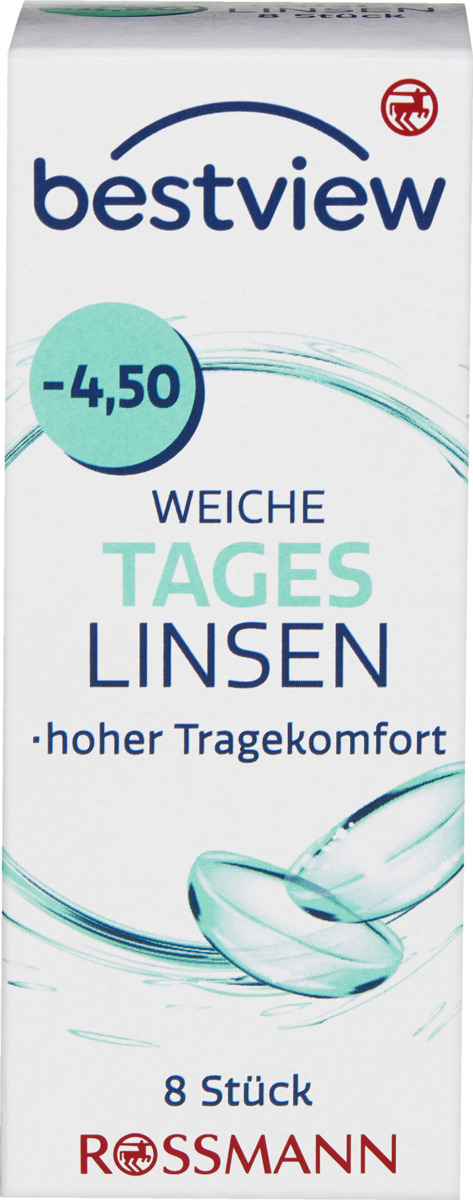 Bild 1 von BestView weiche Tageslinsen -4,50