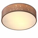 Bild 1 von monzana® Deckenlampe Taupe Stoff Ø30cm Sternenhimmel