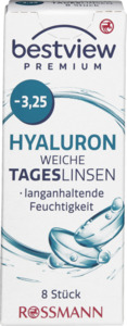 BestView Premium weiche Tageslinsen Hyaluron -3,25