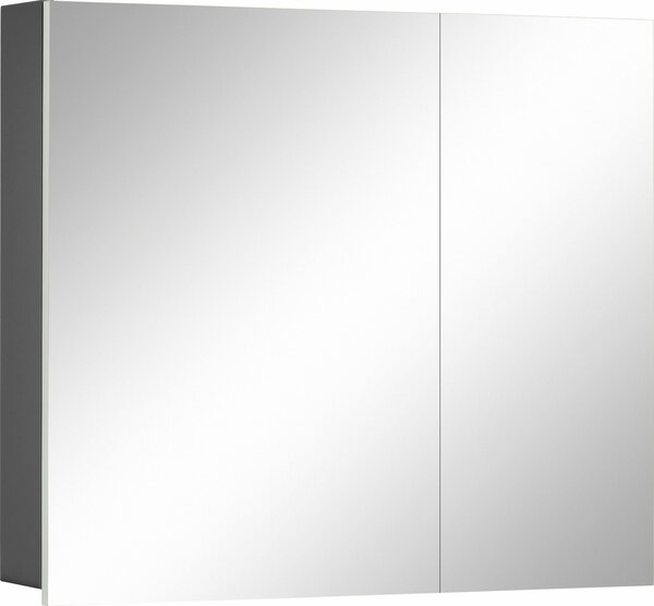 Bild 1 von Home affaire Spiegelschrank Wisla Breite 80 cm, Grau|weiß