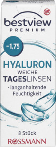 BestView Premium weiche Tageslinsen Hyaluron -1,75