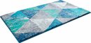 Bild 1 von Badematte Curati Grund, Höhe 20 mm, rutschhemmend beschichtet, strapazierfähig, Polyacryl, rechteckig, weiche Haptik, Blau