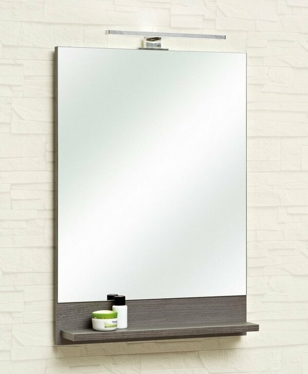 Bild 1 von PELIPAL Badspiegel Quickset 328, Breite 50 cm, Ablagefläche, Grau