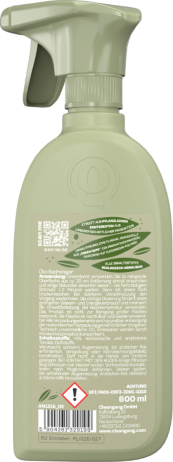Bild 2 von cleangang Öko Badreiniger
