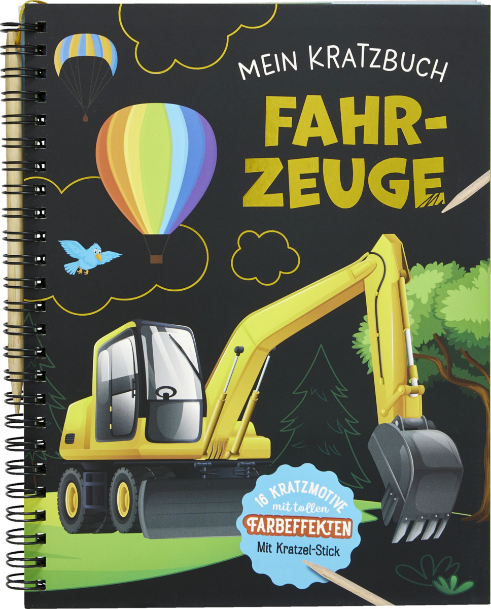 Bild 1 von IDEENWELT Kratzbuch Fahrzeuge