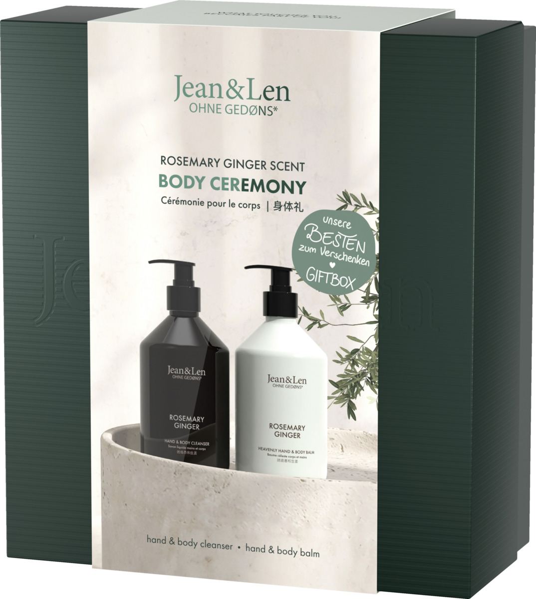 Bild 1 von Jean&Len Body Ceremony Rosmarin Ginger Geschenkset