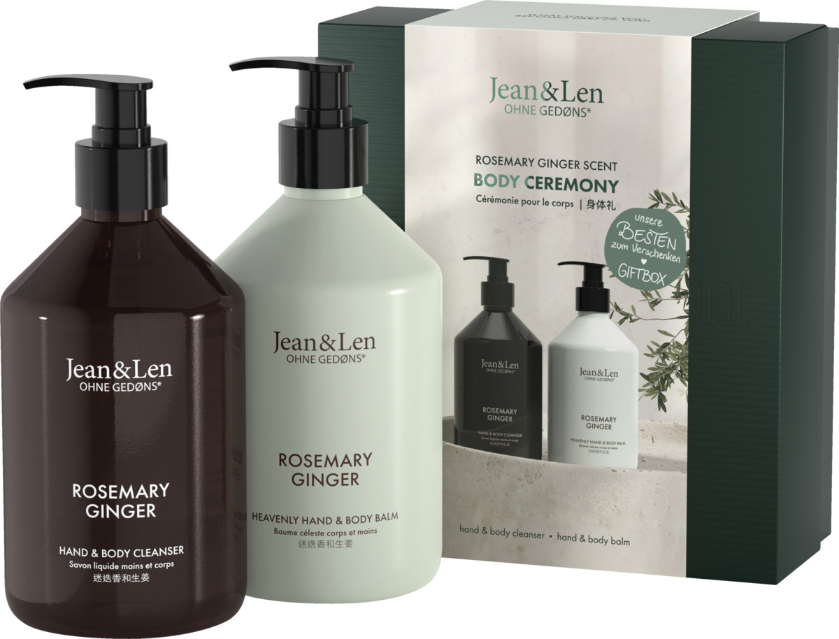 Bild 2 von Jean&Len Body Ceremony Rosmarin Ginger Geschenkset