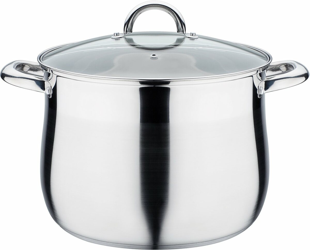 Bild 1 von GSW Suppentopf Jumbotopf, Edelstahl (2-tlg), Induktion, Silberfarben