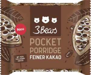 3Bears Pocket Porridge Feiner Kakao