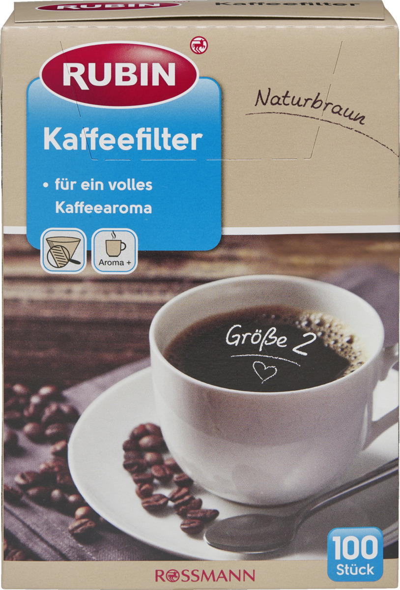 Bild 1 von RUBIN Kaffeefilter naturbraun Gr. 2