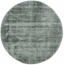 Bild 1 von Teppich Ava Viskoseteppich, carpetfine, rund, Höhe: 13 mm, Seidenoptik, leichter Glanz, Wohnzimmer, Grün