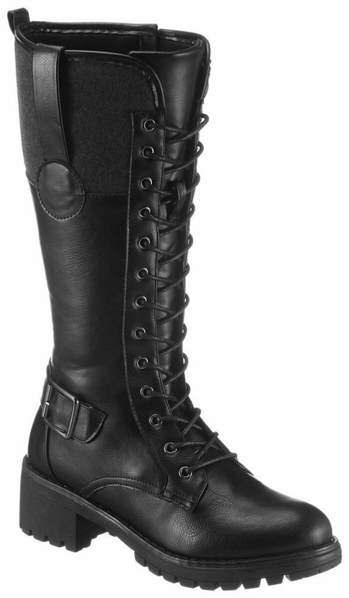 Bild 1 von CITY WALK Stiefel mit Profilsohle, Schwarz
