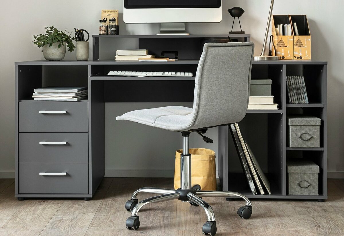 Bild 1 von VOGL Möbelfabrik Schreibtisch Lenny, Grau