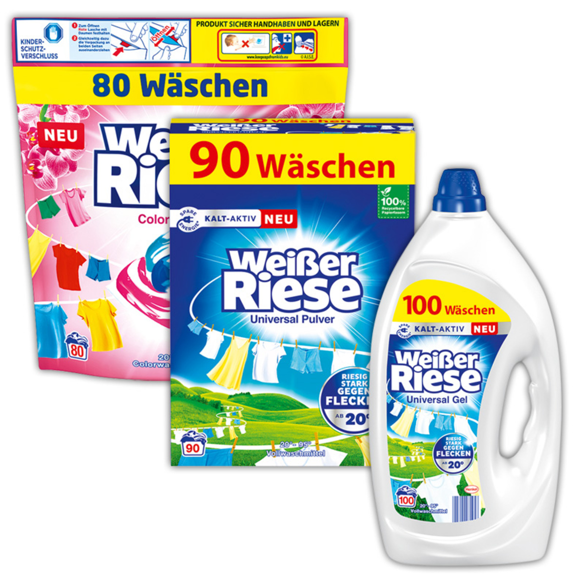 Bild 1 von Weißer Riese Waschmittel