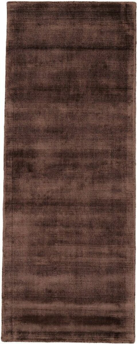 Bild 1 von Teppich Ava Viskoseteppich, carpetfine, rechteckig, Höhe: 13 mm, Seidenoptik, leichter Glanz, auch als Läufer erhältlich, Braun