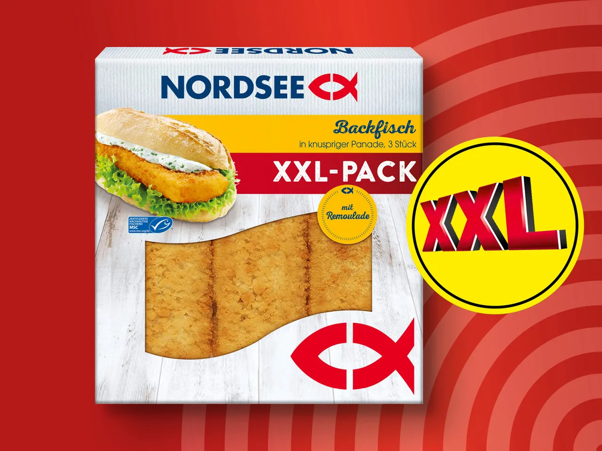 Bild 1 von Nordsee Backfisch/Matjesfilets XXL, 
         310/280 g
