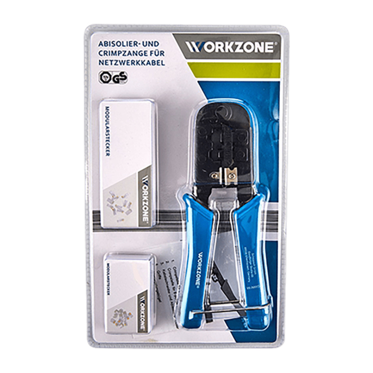 Bild 2 von WORKZONE Netzwerk-Abisolier- und Crimpzange