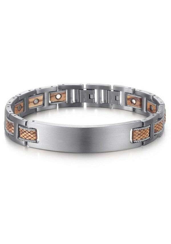 Bild 1 von Firetti Gliederarmband Schmuck Geschenk, XYLO, zu Hoodie, Shirt, Jeans, Sneaker! Anlass Geburtstag Weihnachten, Braun|silberfarben