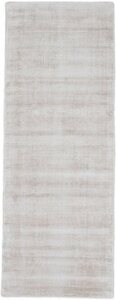 Teppich Ava Viskoseteppich, carpetfine, rechteckig, Höhe: 13 mm, Seidenoptik, leichter Glanz, auch als Läufer erhältlich, Beige