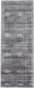 Teppich Ava Viskoseteppich, carpetfine, rechteckig, Höhe: 13 mm, Seidenoptik, leichter Glanz, auch als Läufer erhältlich, Grau