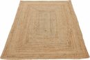 Bild 1 von Teppich Nele Juteteppich Naturfaser, carpetfine, rechteckig, Höhe: 6 mm, geflochtener Wendeteppich aus 100% Jute, quadratisch und als Läufer, Beige