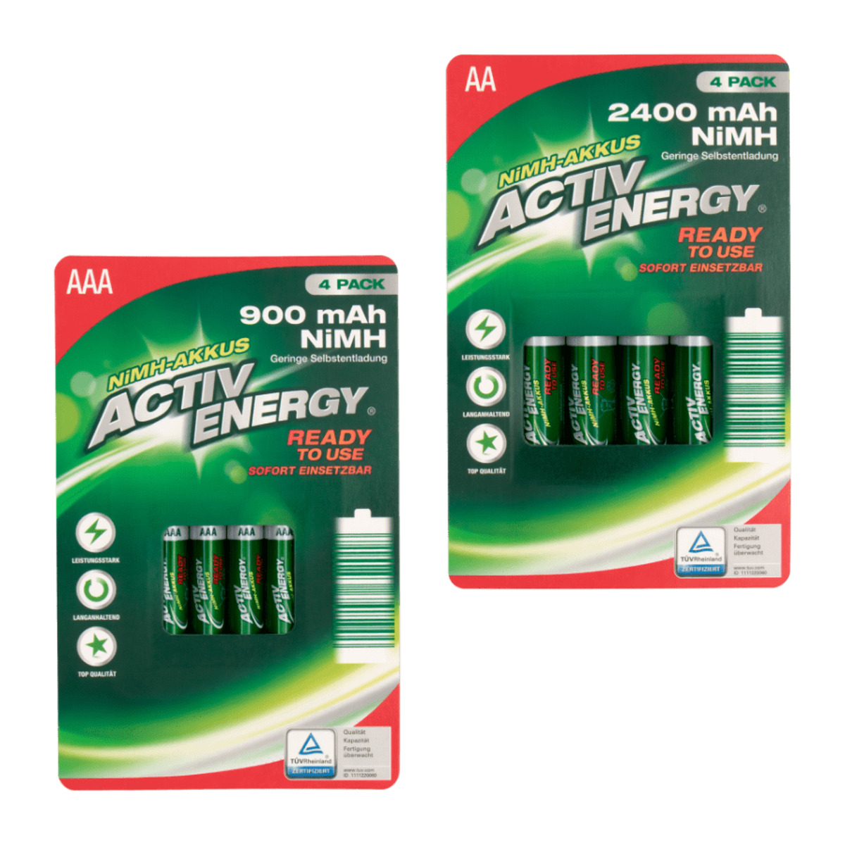 Bild 1 von ACTIV ENERGY Akkus Ready-to-Use