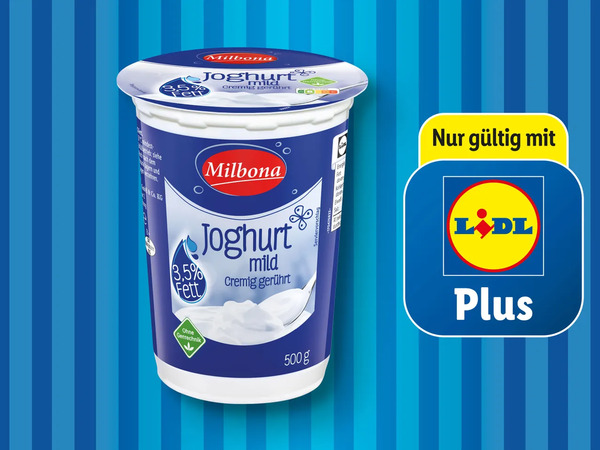 Bild 1 von Milbona Joghurt, mild, 
         500 g