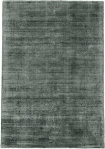 Teppich Ava Viskoseteppich, carpetfine, rechteckig, Höhe: 13 mm, Seidenoptik, leichter Glanz, auch als Läufer erhältlich, Grün