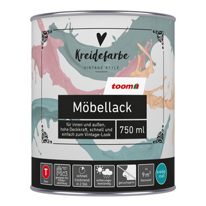 toom Kreidefarbe-Möbellack Base T 'Vintage Style' 750 ml