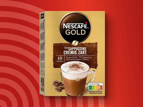 Bild 1 von Nescafé Gold Typ Cappuccino/Latte, 
         140/125/144 g