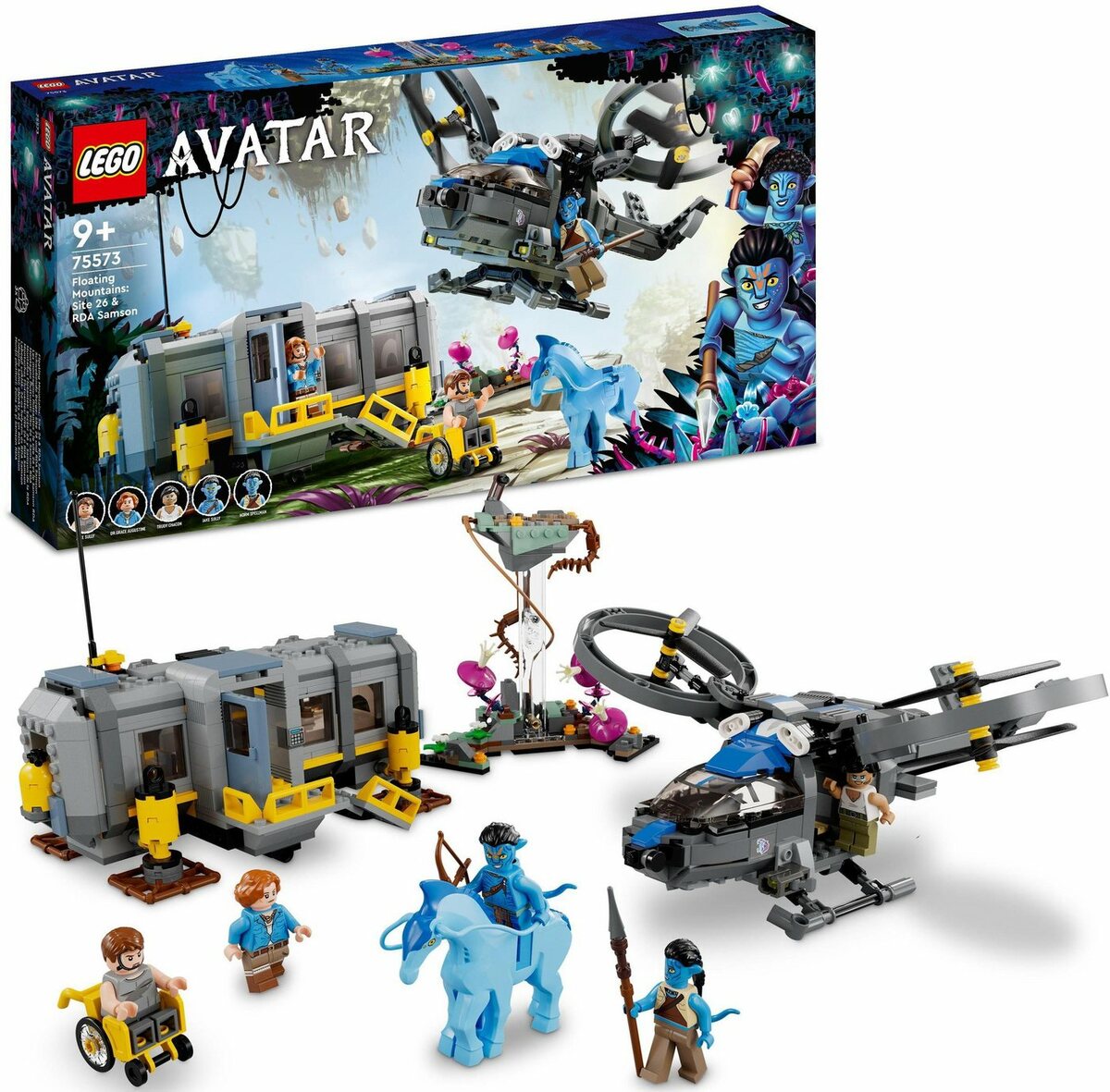 Bild 1 von LEGO® Konstruktionsspielsteine Schwebende Berge: Site 26 und RDA Samson (75573), LEGO® Avatar, (887 St), Made in Europe, Bunt