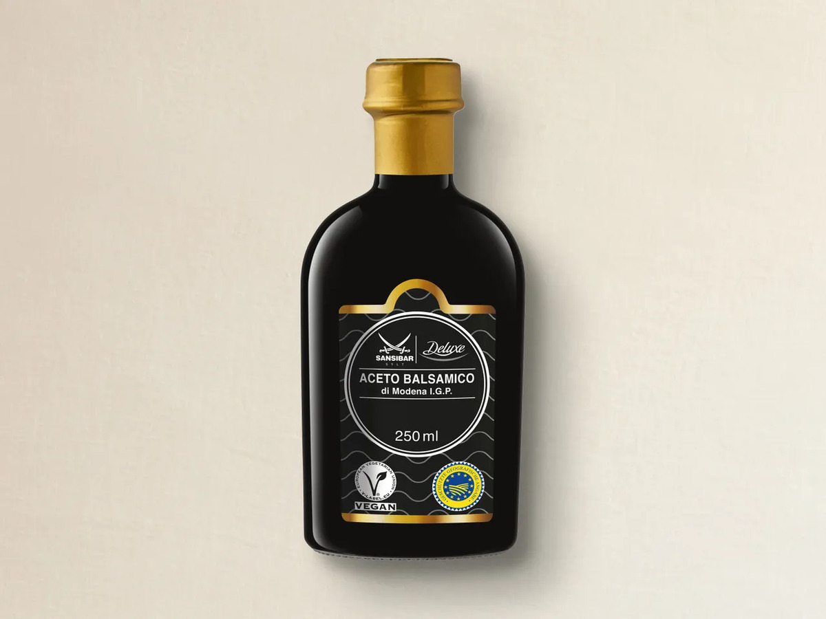 Bild 1 von Sansibar Deluxe hochwertiger Aceto Balsamico di Modena I.G.P., 
         250 ml