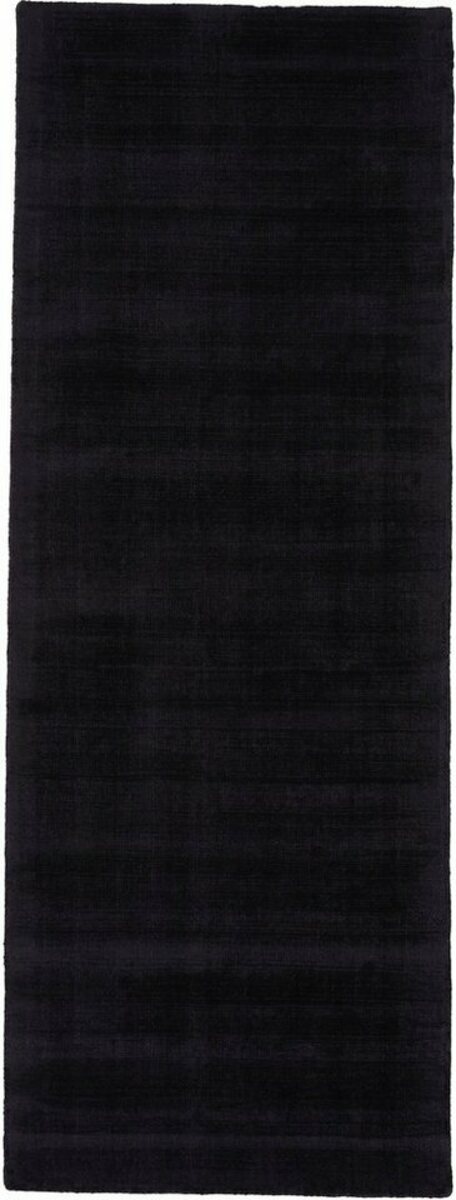 Bild 1 von Teppich Ava Viskoseteppich, carpetfine, rechteckig, Höhe: 13 mm, Seidenoptik, leichter Glanz, auch als Läufer erhältlich, Schwarz