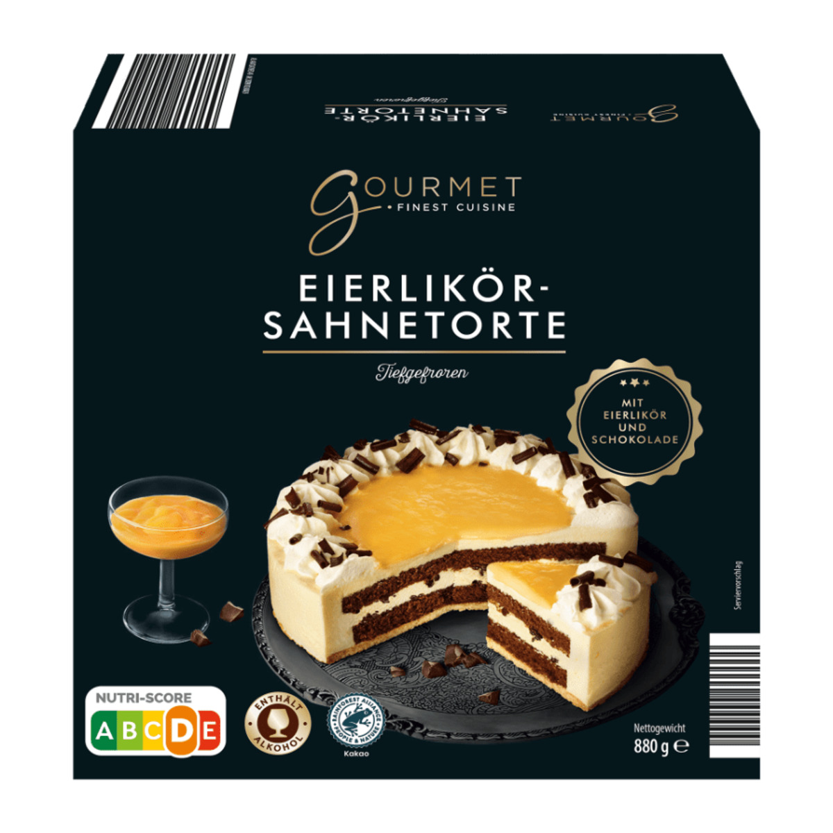 Gourmet Finest Cuisine Eierlik R Sahnetorte Von Aldi Nord Ansehen