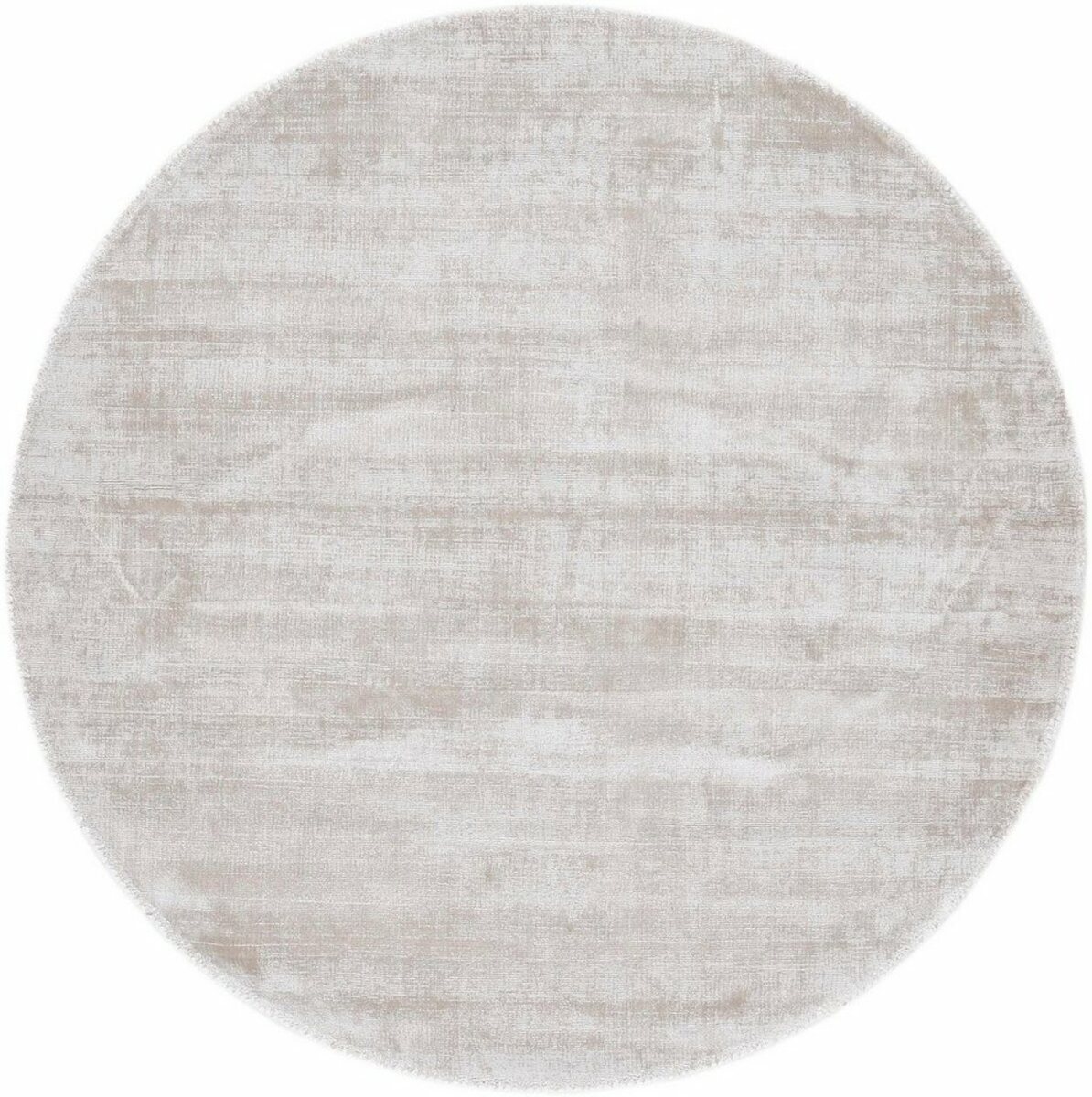 Bild 1 von Teppich Ava Viskoseteppich, carpetfine, rund, Höhe: 13 mm, Seidenoptik, leichter Glanz, Wohnzimmer, Beige